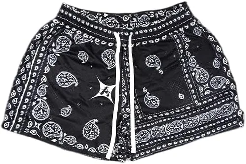 Atakai Pantalones cortos de malla de cachemira, transpirables, para baloncesto, entrenamiento, atlético, pantalones cortos casuales de 5 pulgadas de