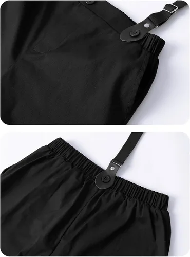 Miniatura 55 de A&J DESIGN Conjunto de ropa formal para niños pequeños con tirantes y tirantes
