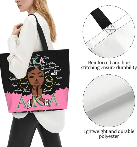 Miniatura 4 de Bolsos de hombro para mujer, grandes, ligeros, de lona con paneles para compras, trabajo, viajes