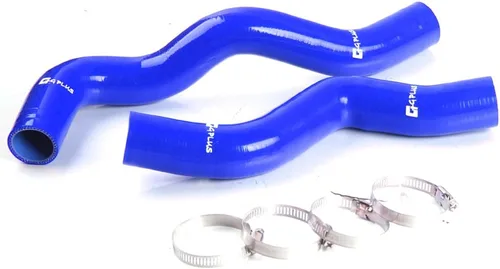 Miniatura 13 de G-PLUS Kit de abrazaderas de manguera de radiador de refrigerante de silicona compatible con NISSAN DATSUN 510 KA24-DE 1968-1973 azul