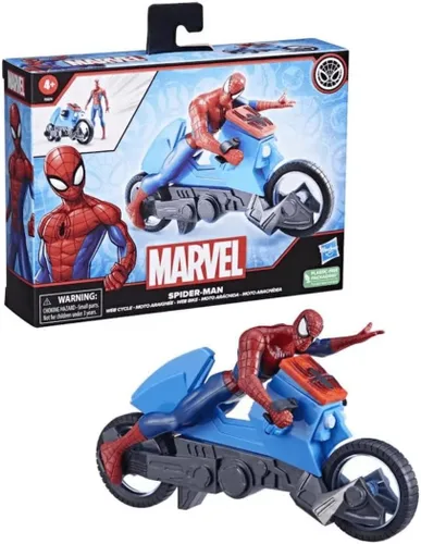Miniatura 3 de Marvel Spider-Man Web Cycle - Figura de 5.75 pulgadas
