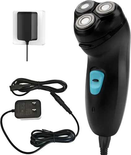 Miniatura 3 de Afeitadora eléctrica con cable para hombre, accesorio de afeitadora con cable 3D, soporte de cabeza de afeitado reemplazable, fácil de montar, base