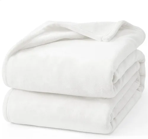 Miniatura 19 de Hansleep Manta de forro polar para sofá beige, súper suave manta de franela esponjosa y acogedora para todas las estaciones, beige, manta de 50x60