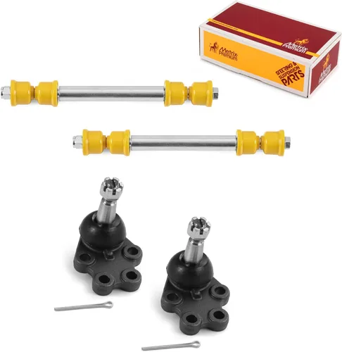 Miniatura 260 de Metrix Premium Chassis Parts - Juego de 4 piezas de articulación de rótula superior y barra estabilizadora delantera para Ford Ranger RWD 1998-2011