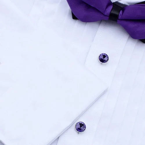 Miniatura 35 de HAWSON Gemelos para hombre con juego de tachuelas de camisa de 4/6 piezas, caja de regalo, joyería para hombre o accesorios para boda, fiesta