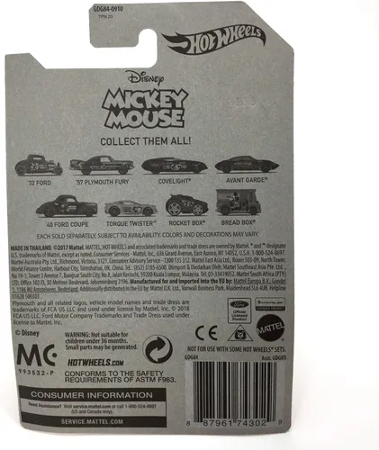Miniatura 2 de Hot Wheels 1932 Ford Steamboat Willie Mickey Mouse Disney Series 1/8