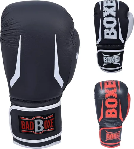 Miniatura 8 de Guantes de boxeo Muay Thai Training Genuine Cow Hide Leather Sparring Guantes de boxeo Kickboxing Guantes de lucha