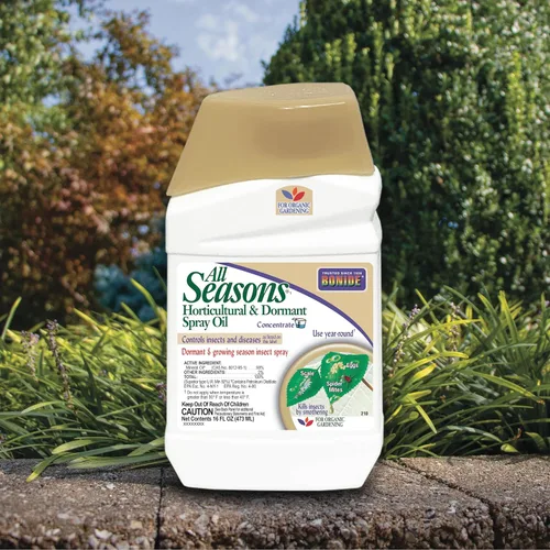 Miniatura 2 de Bonide All Seasons Aceite en Spray Hortícola y Latente, Concentrado de 16 oz, Prevención de Enfermedades y Eliminador de Insectos para Jardinería