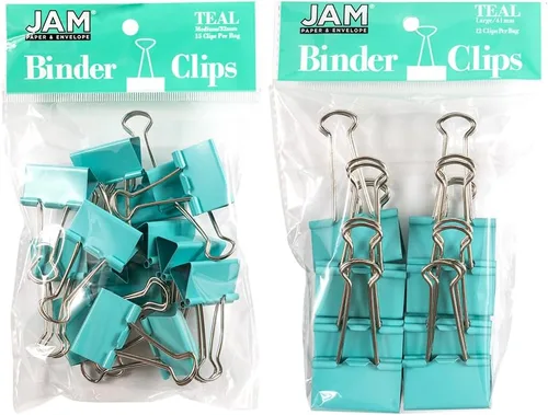 Miniatura 52 de Broches aprietapapeles JAM Paper®, Blanco
