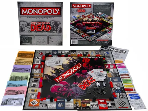 Miniatura 3 de Monopoly, juego de mesa, edición The Walking Dead