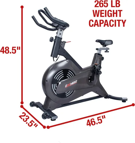 Miniatura 4 de EFITMENT Exercise Bike for Home, Magnetic Indoor Cycling Bike for Cardio Workout Gris