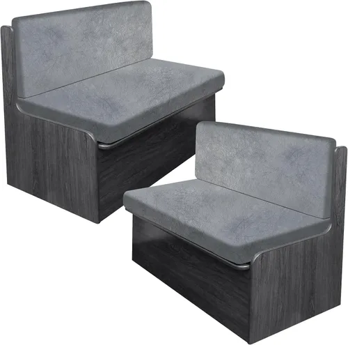 Miniatura 78 de Fundas de cojín tipo cuero para sofá, juego de fundas protectoras de muebles para sillón seccional, sofá biplaza de tela de elastano elástica