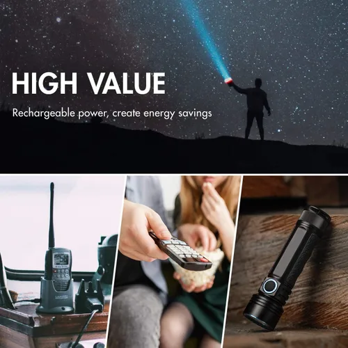 Miniatura 7 de Tenergy Batería NiMH D de 10000 mAh, batería recargable de alta capacidad de tamaño D, baterías de celda D de alto drenaje para linterna, paquete