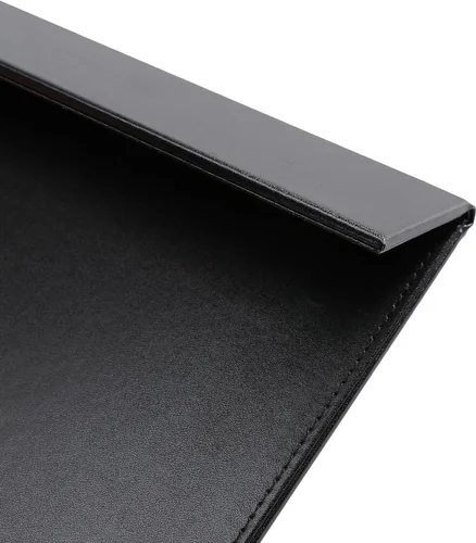 Miniatura 9 de Protector de escritorio de cuero de 30 x 18 pulgadas con rieles laterales para escritura, protector de escritorio ejecutivo para oficina, hogar