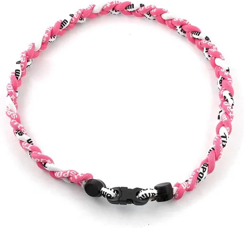 Miniatura 4 de MapofBeauty Dos colores moda tres trenzado cuerda Tornado collar