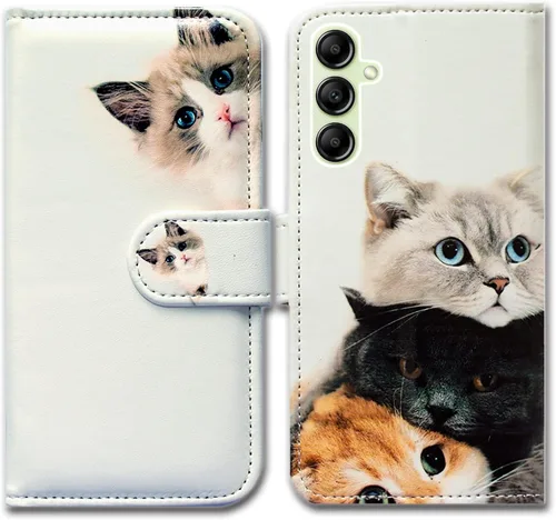 Miniatura 22 de Bcov Funda para Galaxy A14 5G, diseño de pájaro negro y verde con tapa para teléfono con ranura para tarjeta y soporte para Samsung Galaxy A14 5G
