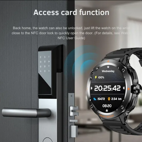 Miniatura 8 de Reloj inteligente 2 en 1 con audífonos, bisel de aleación de zinc, pantalla redonda de 1.46 pulgadas, función de llamada Bluetooth, reproducción