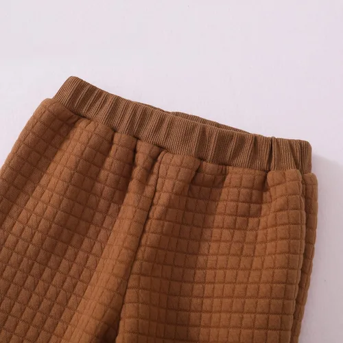 Miniatura 7 de KIMI BEAR Ropa de bebé para niños pequeños, trajes de algodón, sudadera y pantalones, ropa de otoño e invierno para niños