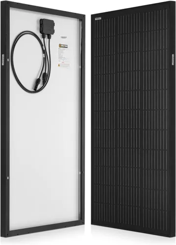 Miniatura 8 de Spartan Power Panel solar de 100 W, 9 barras de autobús, color negro, ideal para RV, remolque, cámper, barco, cabina, granja, SP-100W