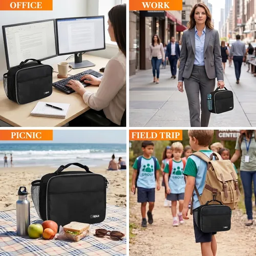 Miniatura 7 de OPUX Fiambrera aislada de primer nivel para adultos, hombres y mujeres Fiambrera suave y hermética infantil para niños, niñas Reutilizable