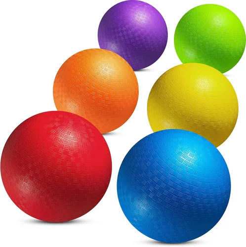 Pelotas inflables de goma de 10 pulgadas para el patio de recreo, para interiores y exteriores, para adultos y niños, pelotas de dodgball,
