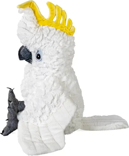 Miniatura 3 de Wild Republic Colección de artista, cacatúa con cresta de azufre, regalo para niños, 15 pulgadas, juguete de peluche, relleno es botellas de agua