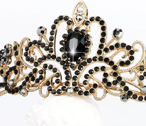 Miniatura 6 de CIEHER - Tiaras y coronas para mujeres y niñas - Regalos de corona para novia, boda, graduación, cumpleaños y Navidad
