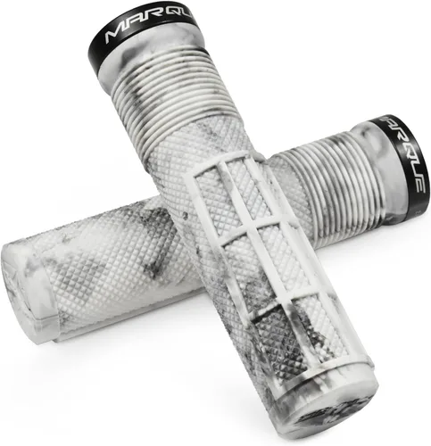 Miniatura 8 de MARQUE Race Mountain Bike Handlebar Grips – Collar de anillo de bloqueo único MTB y BMX para manillar de bicicleta con agarre antideslizante