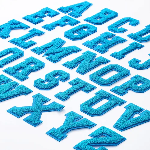 Miniatura 9 de Waydress 26 Piezas Parches de Letras de Felpilla para Planchar de 4.5 Pulgadas Parches de Letras del Alfabeto A-Z de Felpilla para Coser