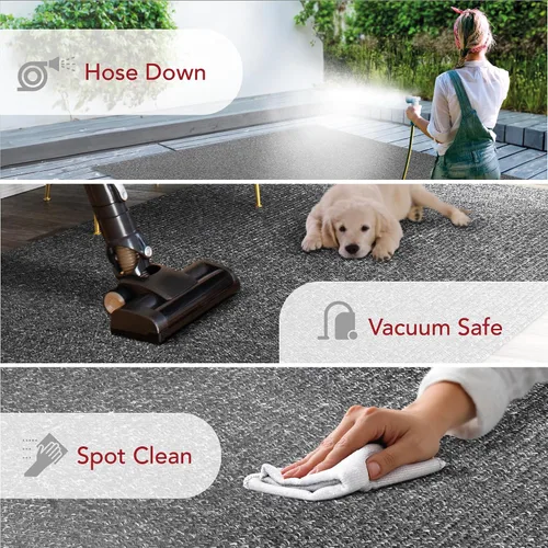 Miniatura 7 de nuLOOM Wynn - Alfombra trenzada a mano maciza de 5 x 8 pies, apta para interiores y exteriores, apta para mascotas, alto tráfico, resistente a