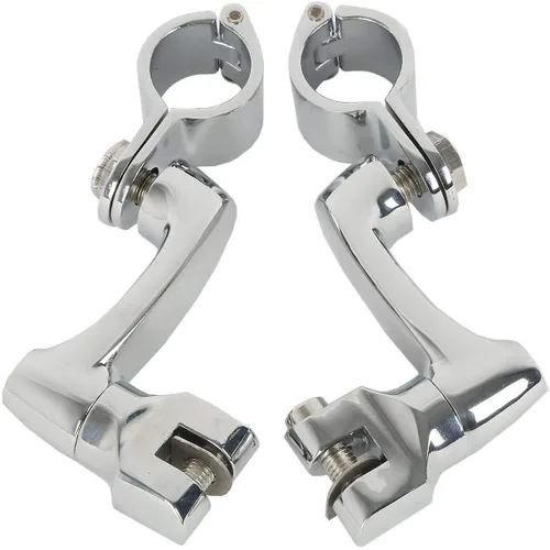Miniatura 9 de TCT-MOTORPARTS Soportes de clavijas de pie de barra de carretera negro para Harley Touring 22/25/32/1.378 in