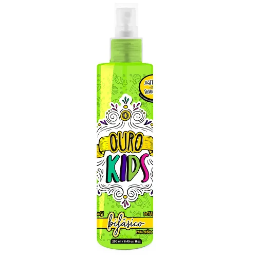 OURO Desenredante de pelo de doble fase para niños - Tratamiento Bifasico Desenredante para Niños 8.12 oz