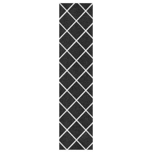 Miniatura 59 de Abstracto Negro Gris Geométrico Skateboard Grip Tape 33x9inch Papel de lija Longboard Scooter Griptape Diseño antideslizante y anti-desgarro
