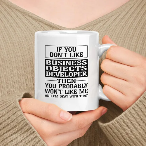 Miniatura 306 de Regalo de feliz cumpleaños para sandwichera. Taza de cerámica blanca de 11 onzas y 15 onzas con texto en inglés «If You Don't Like Me»