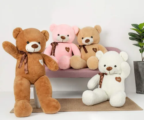 Miniatura 7 de YunNasi Oso de peluche grande de 39 pulgadas, oso de peluche gigante con corazón de amor, juguete de peluche grande y suave, ideal para niños