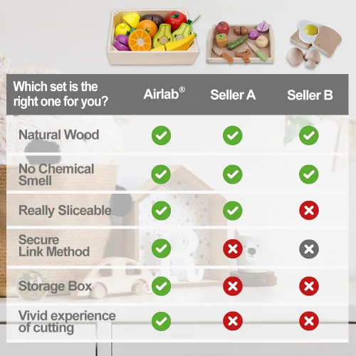 Miniatura 5 de Comida de madera para niños, cocina para cortar frutas, juguetes para niños pequeños, simulación de verduras, regalo para niños y niñas, juguetes