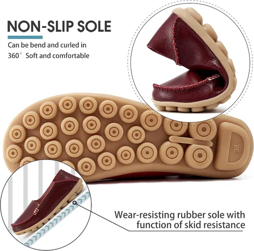 Miniatura 4 de Ablanczoom Womens Loafers Casual Flats Shoes- Comfortable Slip on Driving Loafer Walking Dress Shoes for Women