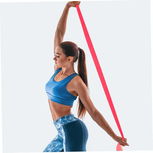 Miniatura 5 de Alipis Banda elástica de resistencia TPE para yoga para estiramiento de fitness y entrenamiento de fuerza, banda de ejercicio para hombros, piernas