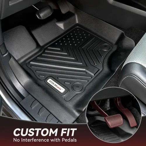 Miniatura 2 de YITAMOTOR Alfombrillas para Ford Escape 2013-2019, Ford C-Max 2013-2018, forros de piso personalizados para todo clima de TPE, tapetes para la 1ª