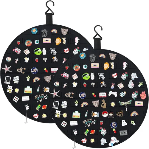 Miniatura 13 de Mi Ya Mi Lai Organizador de Alfileres y Broches para Colgar en la Pared, Estuche de Exhibición de Colección de Alfileres, Soporte de Almacenamiento
