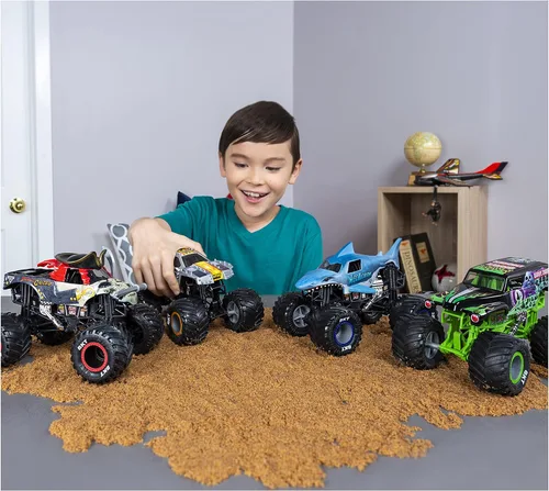 Miniatura 5 de Monster Jam - Camión monstruo oficial de Calavera, vehículo de colección fundido a presión, escala 1:24, juguetes para niños de 3 años en adelante
