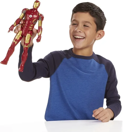 Miniatura 6 de Marvel Avengers Age of Ultron Titan Hero Tech Iron Man Figura de 12 pulgadas