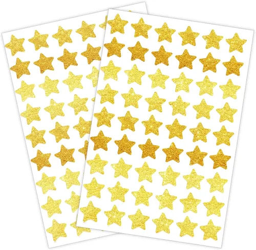 Miniatura 9 de Lrogoe 1620 calcomanías holográficas de estrellas pequeñas de arcoíris para recompensas infantiles, tabla de comportamiento, planificador Multicolor