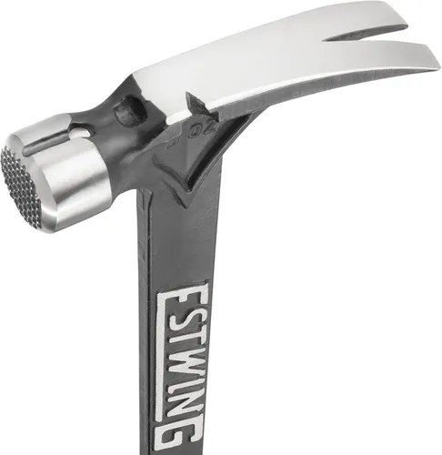 Miniatura 3 de Estwing Serie Ultra - Martillo de carpintero de 15 oz con gancho para sacar clavos, boca fresada y mango reductor de impactos - EB-15SM