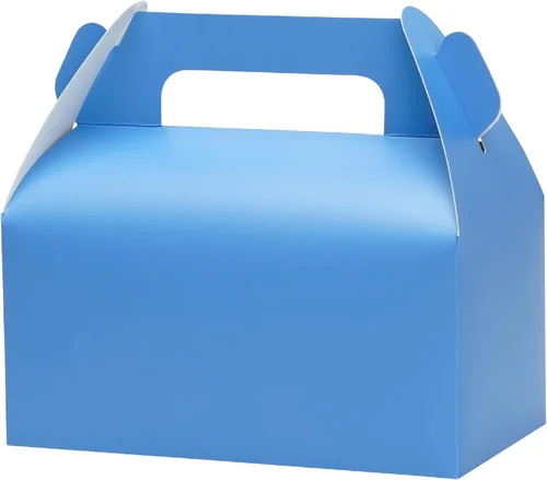 Miniatura 19 de UnicoPak Paquete de 30 cajas de regalo de fiesta a dos aguas rosadas, cajas de bolsas de regalos para golosinas, galletas, dulces, ideales