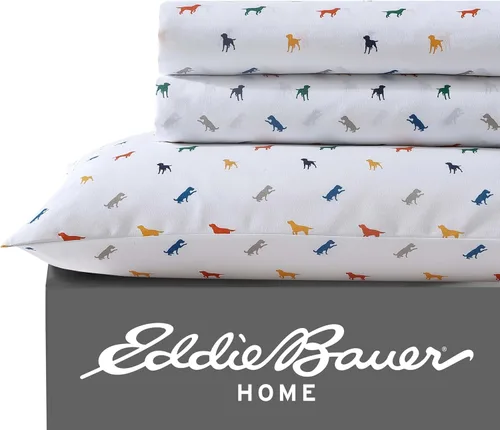 Miniatura 21 de Eddie Bauer Juego de sábanas para niños tamaño individual XL, ropa de cama de microfibra ultrasuave con sábana bajera totalmente elástica, juego