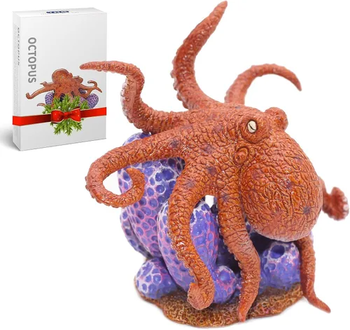 Miniatura 15 de Gemini&Genius 10 juguetes de tiburón, 5-6 pulgadas, animales marinos del océano, juguetes para tina, juego de figuras realistas de tiburón