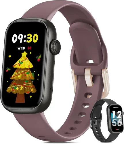 Rastreador de actividad física para hombres y mujeres, frecuencia cardíaca 24/7, SpO2 y monitor de sueño, reloj de salud, contador de pasos de