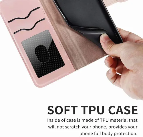 Miniatura 5 de Funda tipo cartera para Samsung Galaxy Note 9, piel sintética de alta calidad con diseño de árbol en relieve, función atril, ranuras para tarjetas