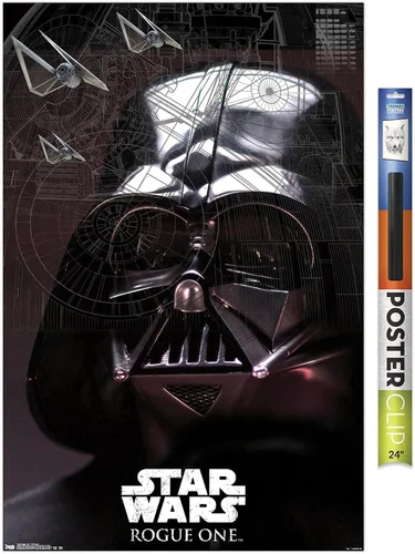 Miniatura 13 de Trends International Star Wars: Rogue One - Póster de pared de Lord Sith, 14.725 x 22.375 pulgadas, versión enmarcada de madera de granero